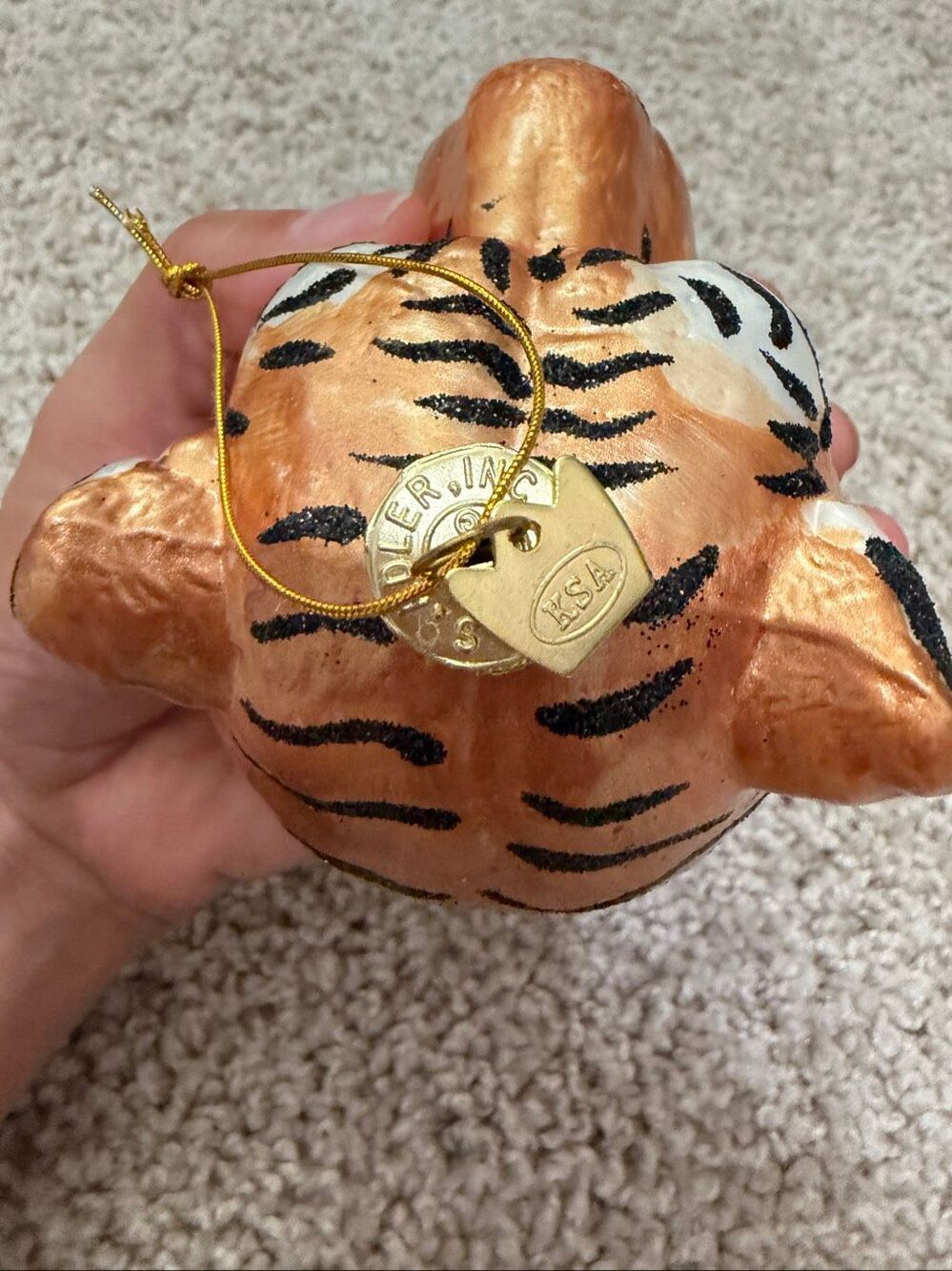 Kurt Adler Tiger Ornaments 4” - Picture 4 of 7